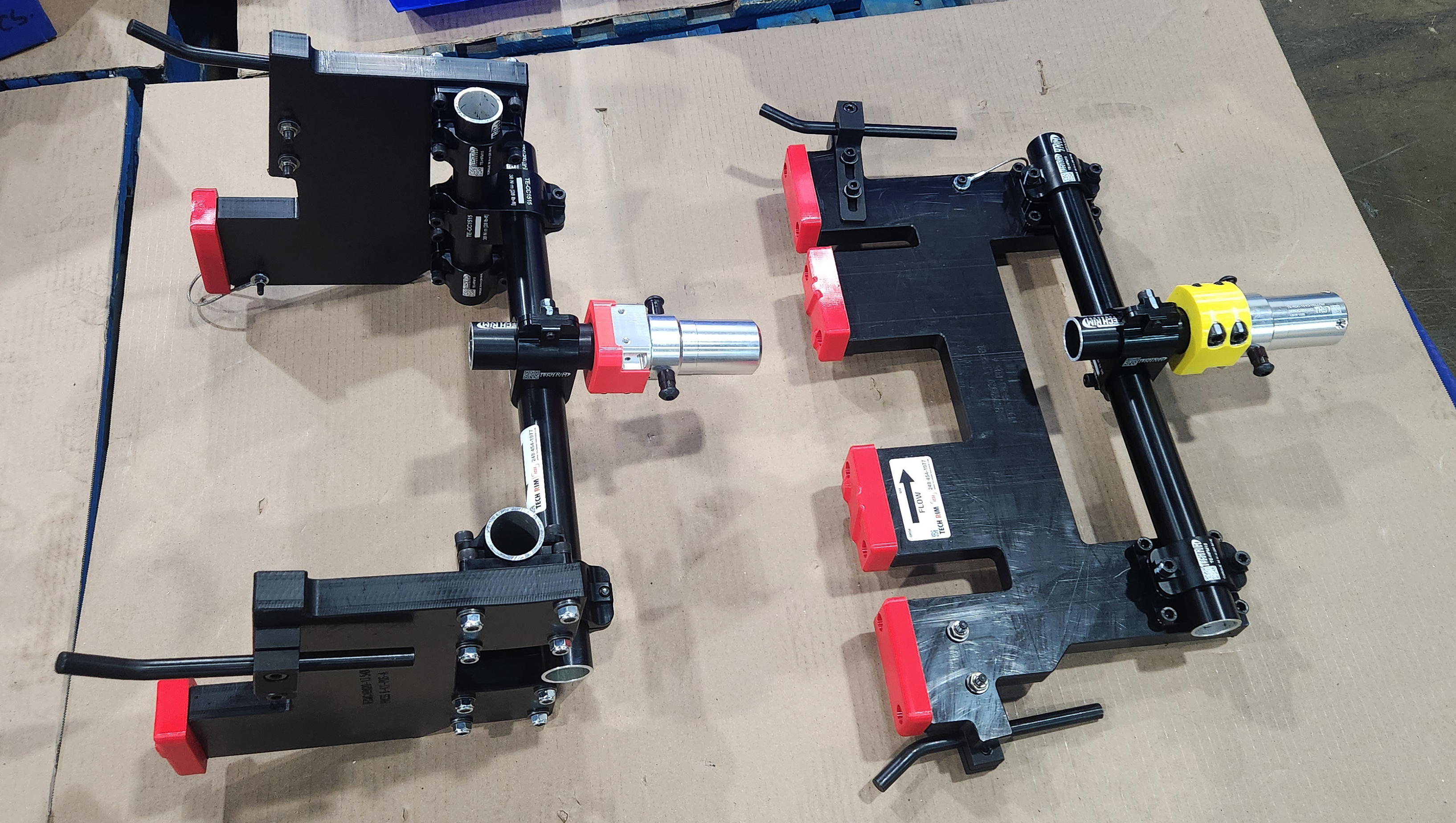 Assembled tandem transfer tooling built in-house